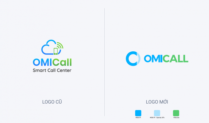 OMICall thay đổi logo